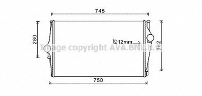 AVA QUALITY COOLING vo4151 -  Интеркулер